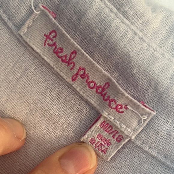 Fresh Produce Linen Blue‎ Ombre Sun Dress, M/L - Picture 2 of 4